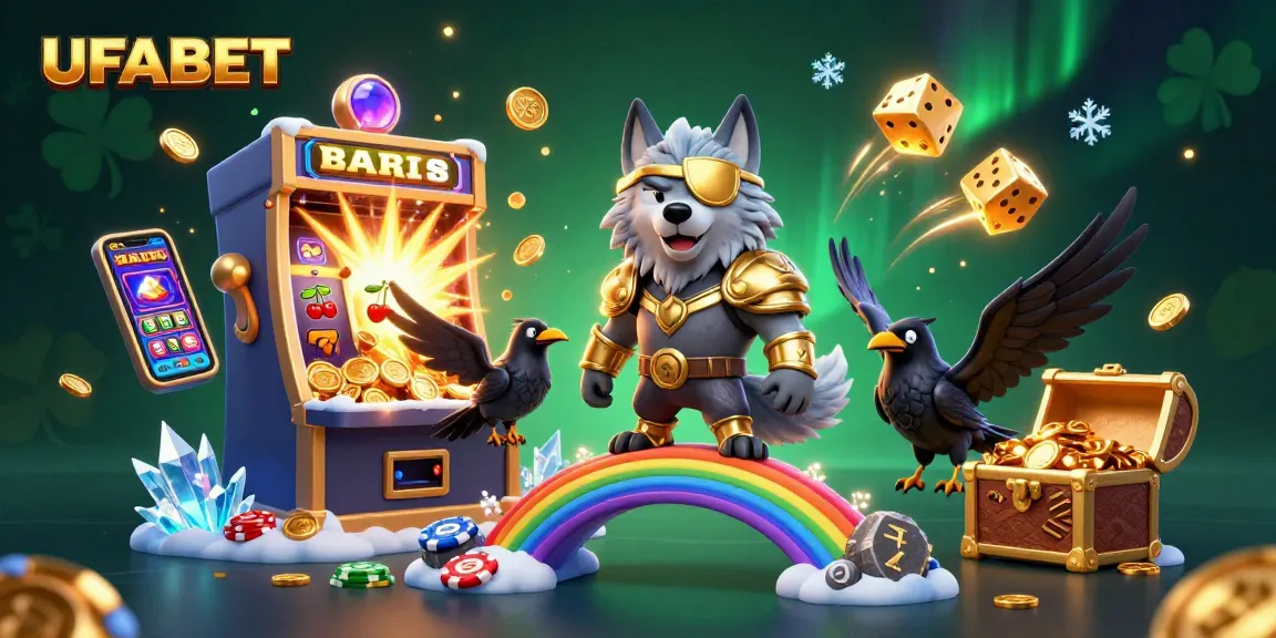 Experience thrilling gameplay at UFABET with a vibrant casino scene full of slots and rewards.