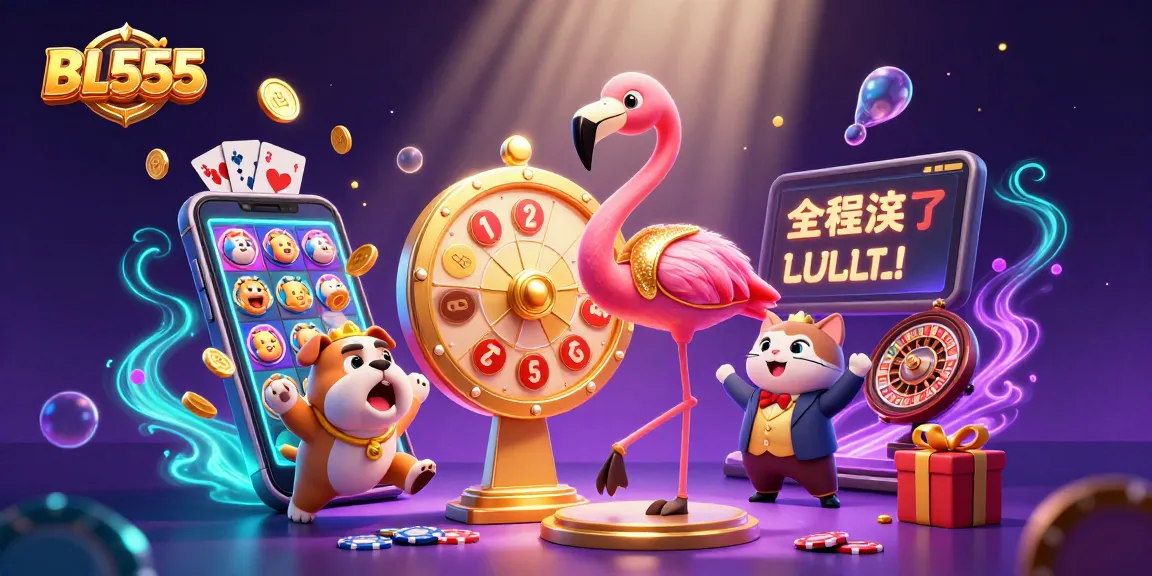 Experience thrilling gameplay at BL555 with exciting prizes and vibrant casino elements.
